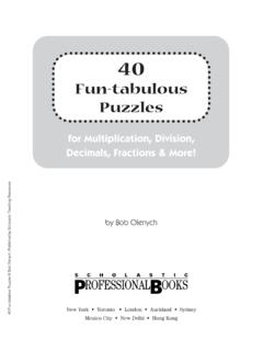 Fun-tabulous Puzzles - Weebly