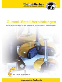 Gummi-Metall-Verbindungen