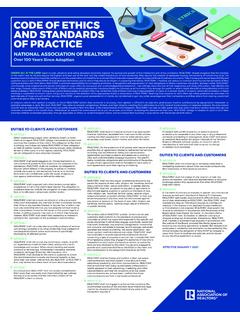 CODE OF ETHICS AND STANDARDS OF PRACTICE