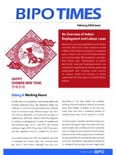 An Overview of India’s Employment and Labour Laws