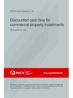 RICS Discounted cash flow for commercial property ...