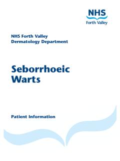 Seborrhoeic Warts - NHS Forth Valley