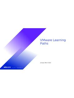 VMware Learning Paths