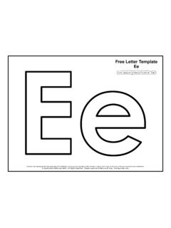 Free Letter Template Ee - Kids Crafts Index