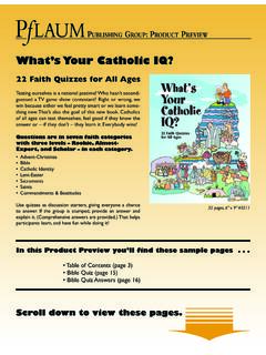 What’s Your Catholic IQ? - Pflaum