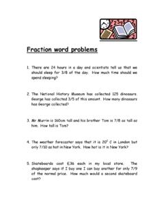Fraction word problems Y5 - Primary Resources