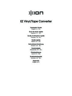 EZ Vinyl/Tape Converter - ION Audio