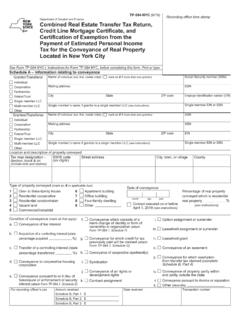 Form TP-584-NYC:9/19:Combined Real Estate Transfer Tax ...