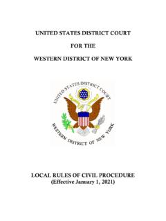 UNITED STATES DISTRICT COURT FOR THE WESTERN …