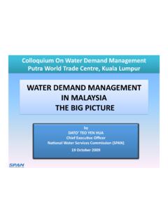 WATER DEMAND MANAGEMENT IN MALAYSIA THE BIG …