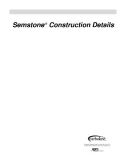 Semstone Construction Details