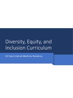 Diversity, Equity, and Inclusion Curriculum