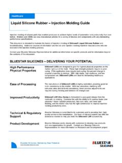 Liquid Silicone Rubber – Injection Molding Guide