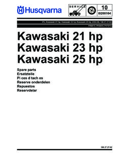 IPL, Kawasaki 21 hp, Kawasaki 23 hp, Kawasaki 25 hp ...