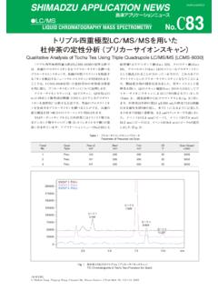 SHIMADZU APPLICATION NEWS - 株式会社島津製 …