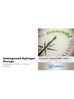 Underground Hydrogen - UNECE