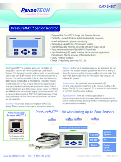 PressureMAT TM Sensor Monitor - PendoTECH
