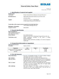 Material Safety Data Sheet - cleanroom