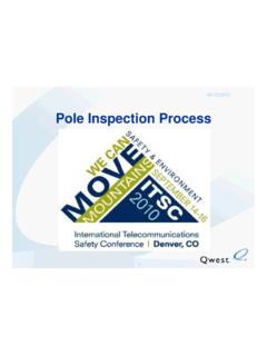 Pole Inspection Process - EHSCP