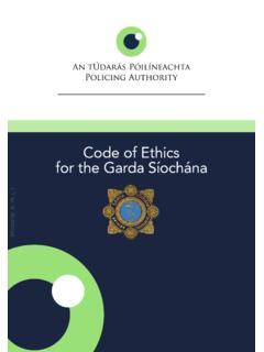 Code of Ethics for the Garda S&#237;och&#225;na
