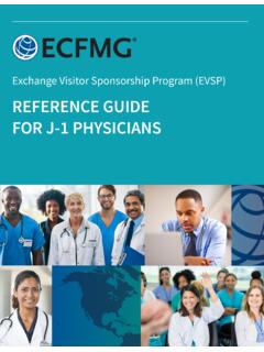 EVSP Reference Guide - ECFMG