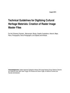 Technical Guidelines for Digitizing Cultural Heritage ...