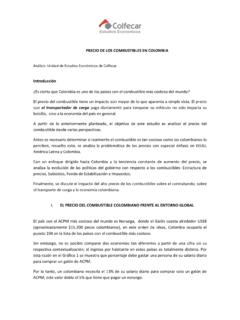 PRECIO DE LOS COMBUSTIBLES EN COLOMBIA - …