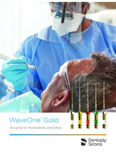 WaveOne Gold - dentsplysirona.com