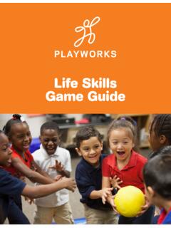 Life Skills Game Guide - Playworks