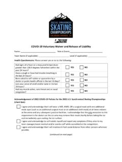 COVID-19 Voluntary Waiver and Release of Liability