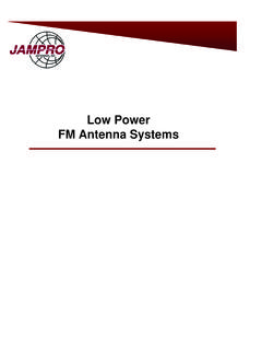 Low Power FM Antenna Systems