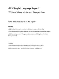 GCSE English Language Paper 2 - sce-kingsschool.net