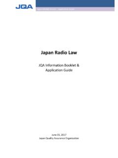JQA Information Booklet &amp; Application Guide