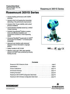 Rosemount 3051S Series - Tetratec
