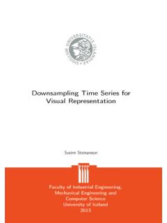 Downsampling Time Series for Visual Representation