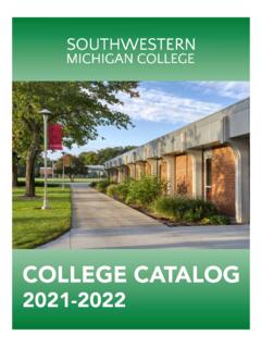Southwestern Michigan College Course Catalog 2021-2022