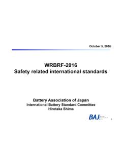 WRBRF-2016 Safety related international standards