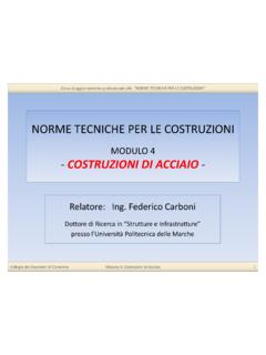 NORME TECNICHE PER LE COSTRUZIONI - Ing. Federico Carboni