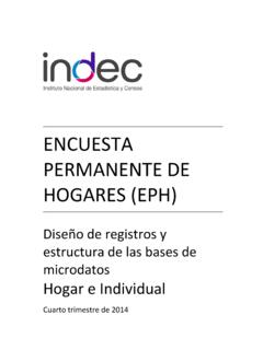ENCUESTA PERMANENTE DE HOGARES (EPH)