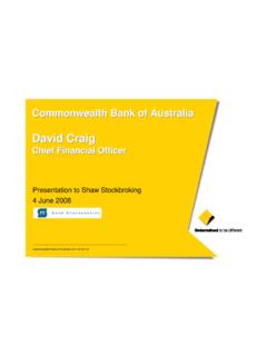 Chief Financial Officer - Personal banking including ...