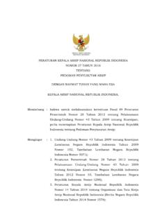 PERATURAN KEPALA ARSIP NASIONAL REPUBLIK INDONESIA …