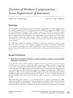 Division of Workers’ Compensation – Texas …
