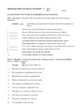 Identifying Kinds of Pronouns Worksheet - 1