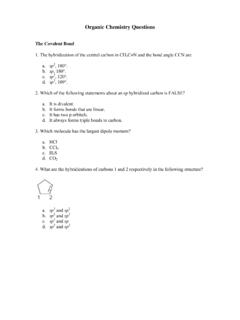 General Organic Chemistry Questions - McGraw Hill …