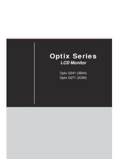 Optix Series - download.msi.com