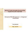 Enterprise Risk Management Integrated Framework …