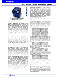MeterTest - RD-21 Dytronic Portable Single-Phase Standard
