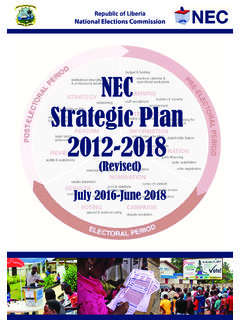 revised strategic plan - NEC Liberia