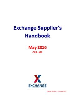 Exchange Supplier's Handbook - Military Discounts On Top ...
