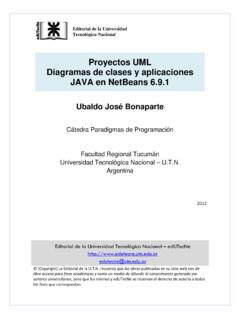 Proyectos UML Diagramas de clases y aplicaciones JAVA en ...